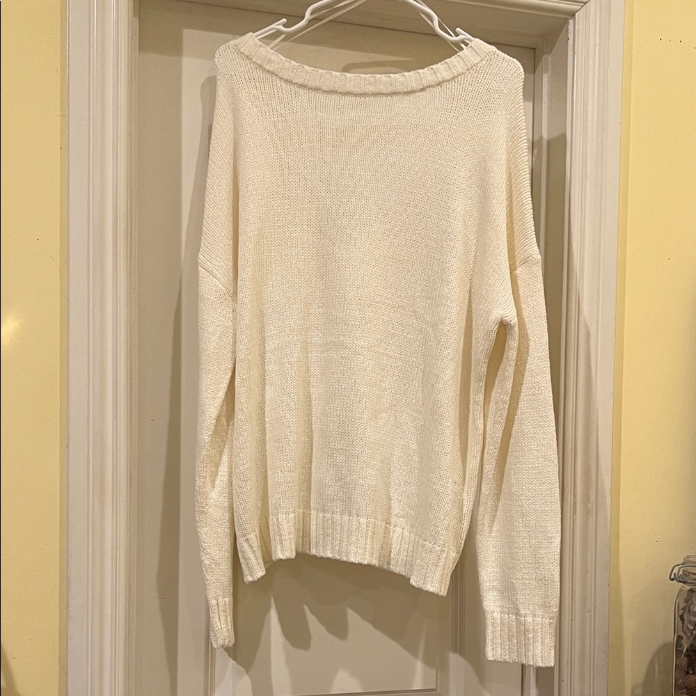 Elegant Cream Sweater for Women